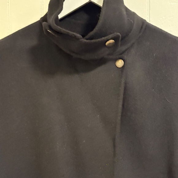 Versatile Cross-Season Wool/Nylon/Angora DKNY Trench Coat M-L - Picture 5 of 16